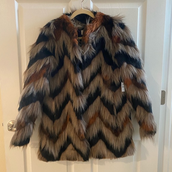 Amuse Society Waylon Faux Fur Jacket - Small - Picture 4 of 6